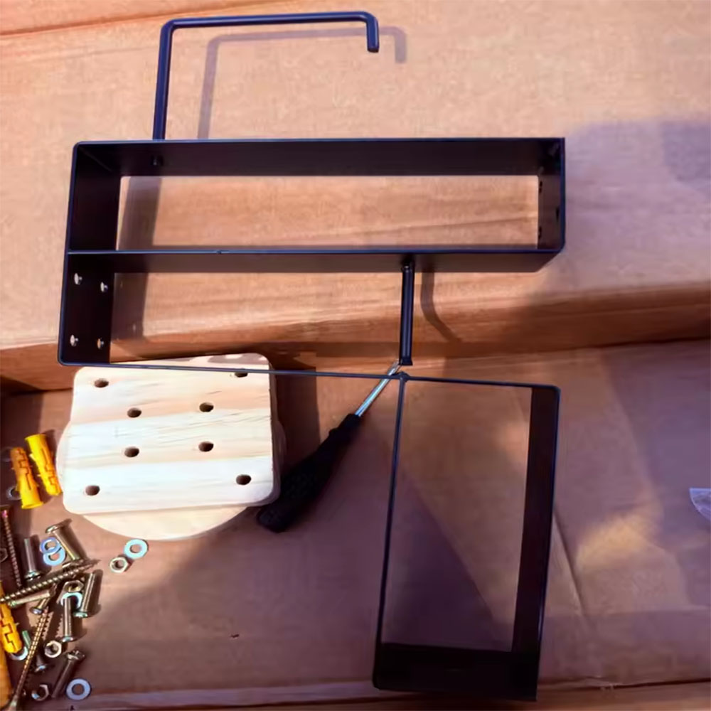 Sports Equipment At Home - Wood Motorcycle Helmet Holder Wall Mount