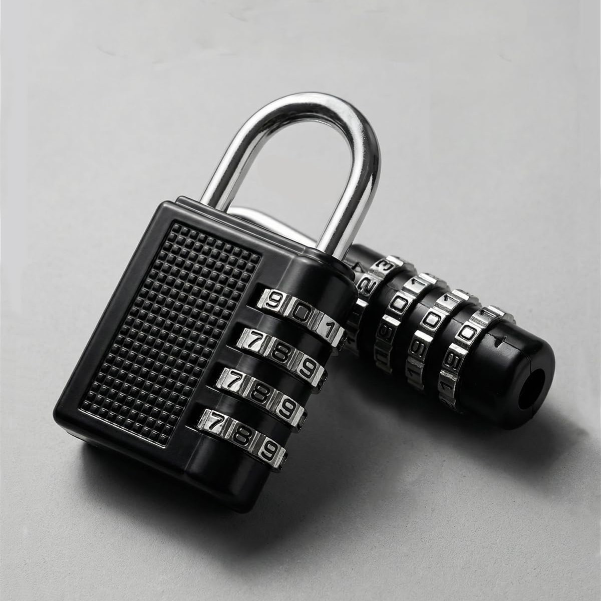 Sports Equipment Locker - 4-Digit Combination Padlock, Zinc Alloy/Plastic Body