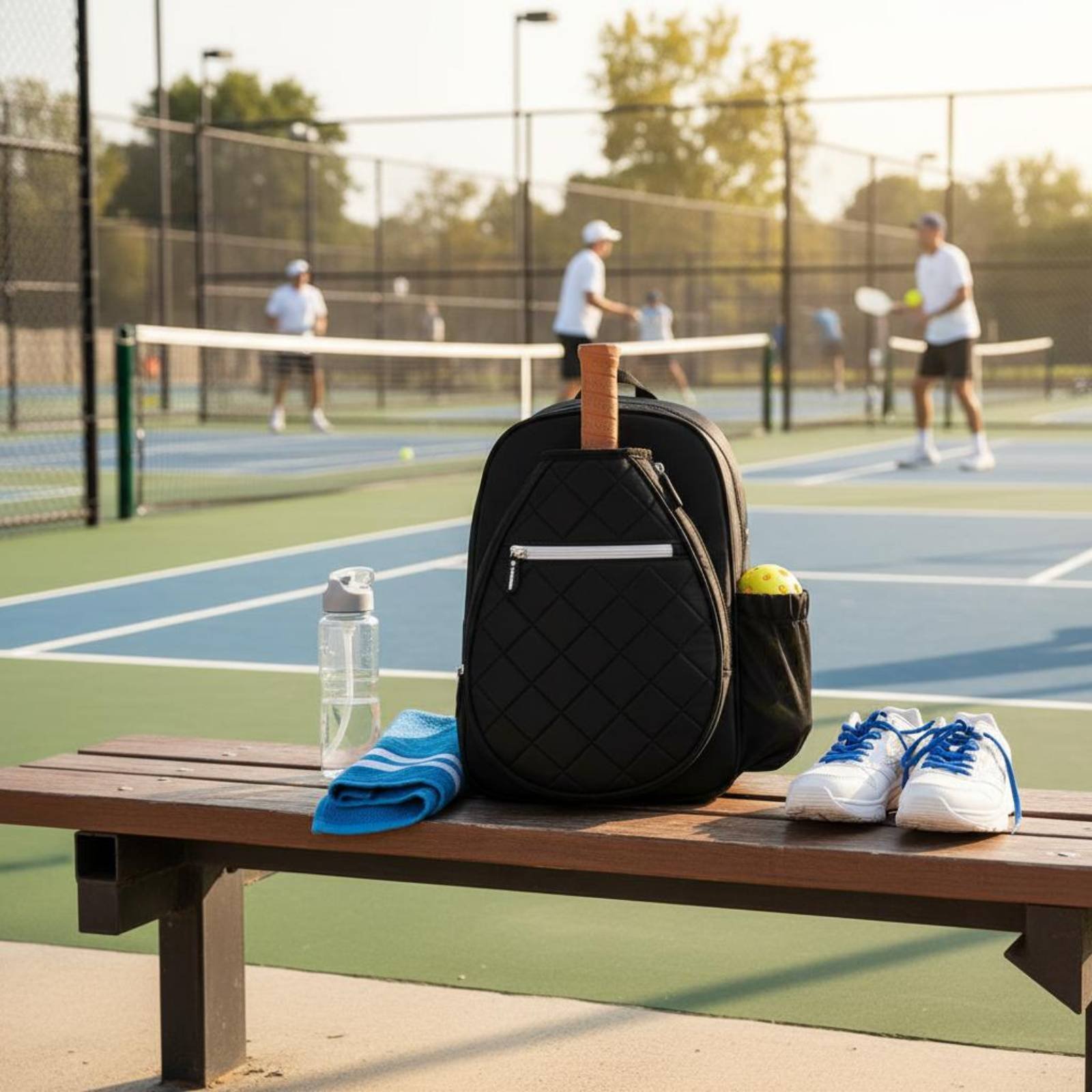 Pickleball Paddle - Quilted Pickleball Backpack Lightweight Pickleball Paddle
