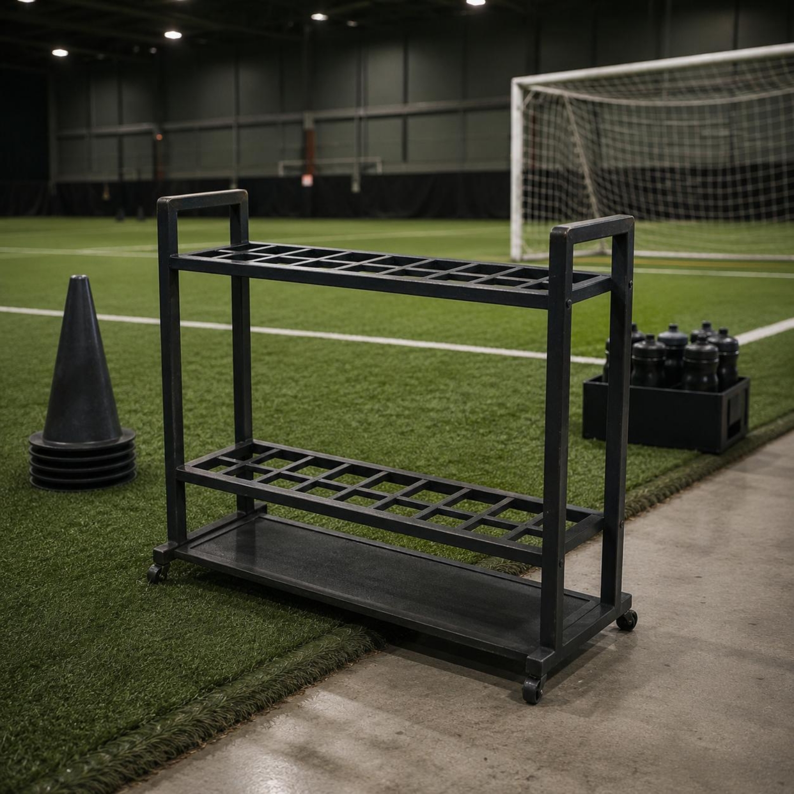 Lacrosse Stick Rack Solid Base - Sports Equipment Locker ulasan dan harga