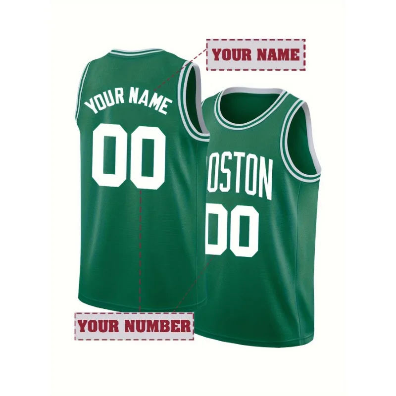 Custom Name & Number Men's Emb - Sports Equipment Jersey ulasan dan harga