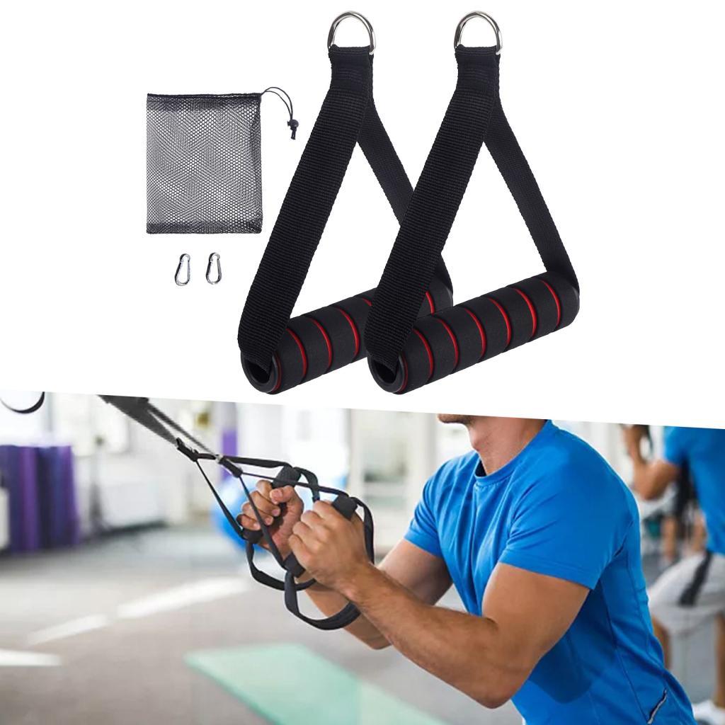 2x Exercise Handles Working Ou - Sports Equipment At Home ulasan dan harga