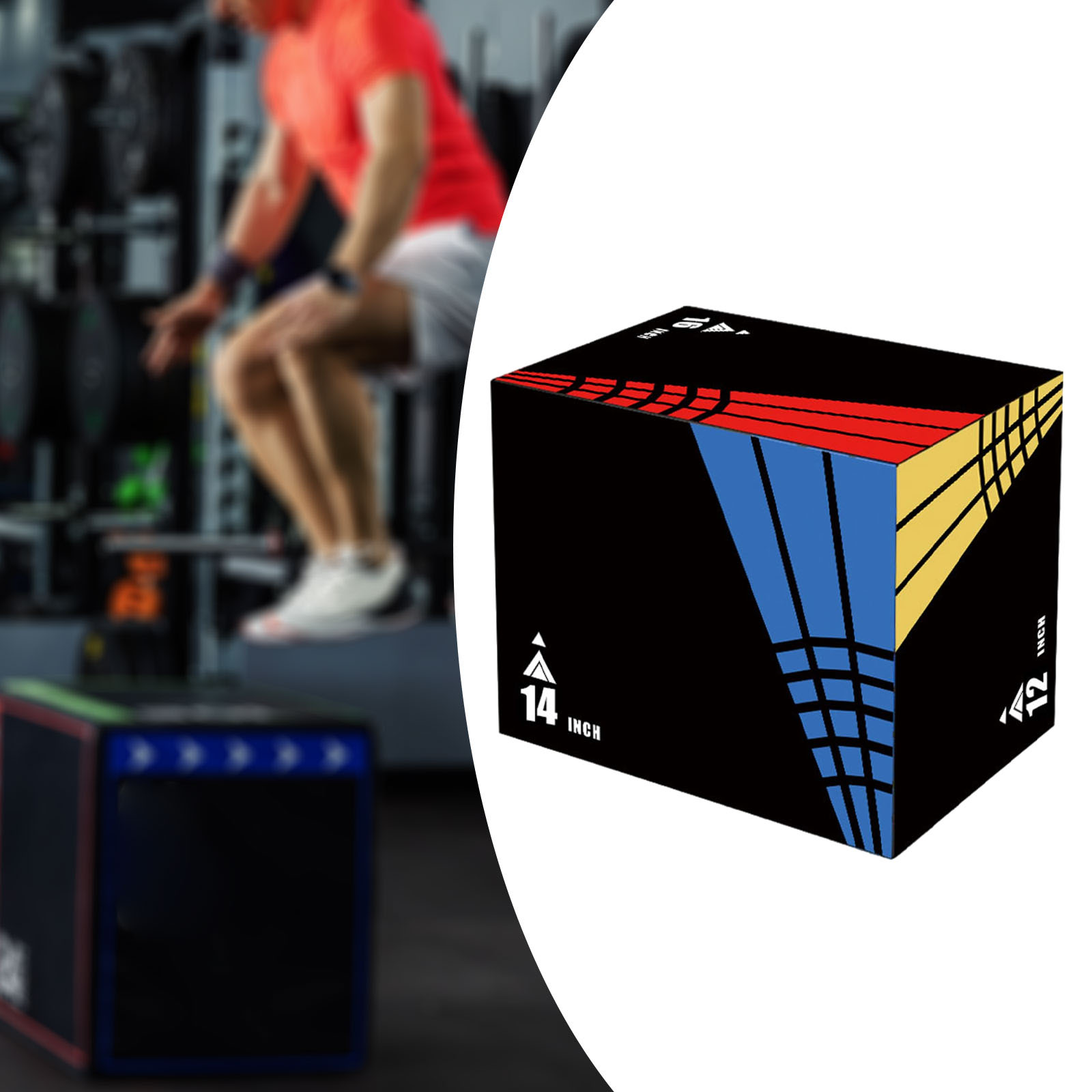 3-in-1Jump Box Plyometric Box  - Sports Equipment At Home ulasan dan harga