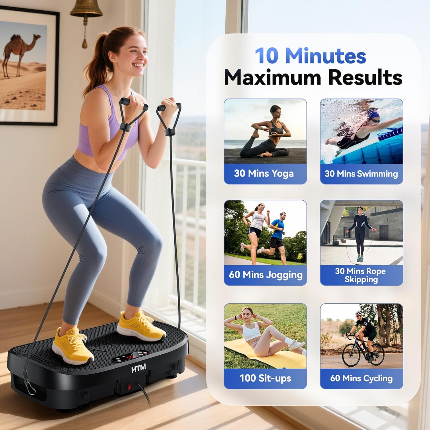 Vibration Plate Fat Burning Fi - Sports Equipment At Home ulasan dan harga