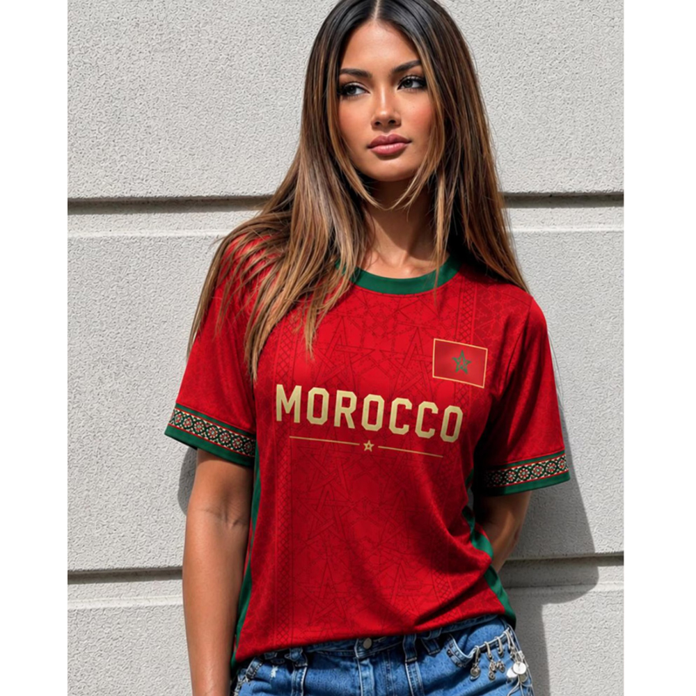 Y2K Retro Sports Style Morocca - Sports Equipment Jersey ulasan dan harga