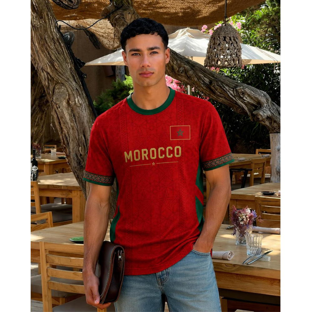 Y2K Retro Sports Style Morocca - Sports Equipment Jersey ulasan dan harga