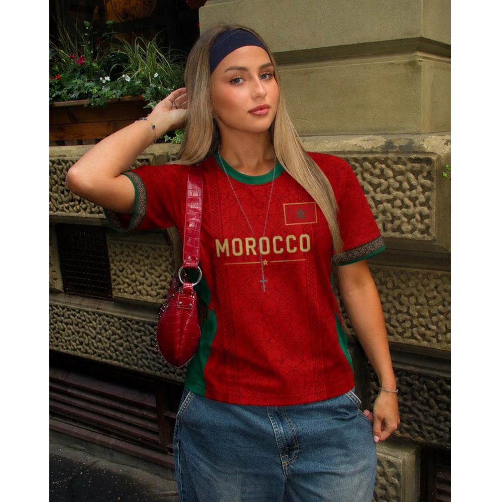Y2K Retro Sports Style Morocca - Sports Equipment Jersey ulasan dan harga