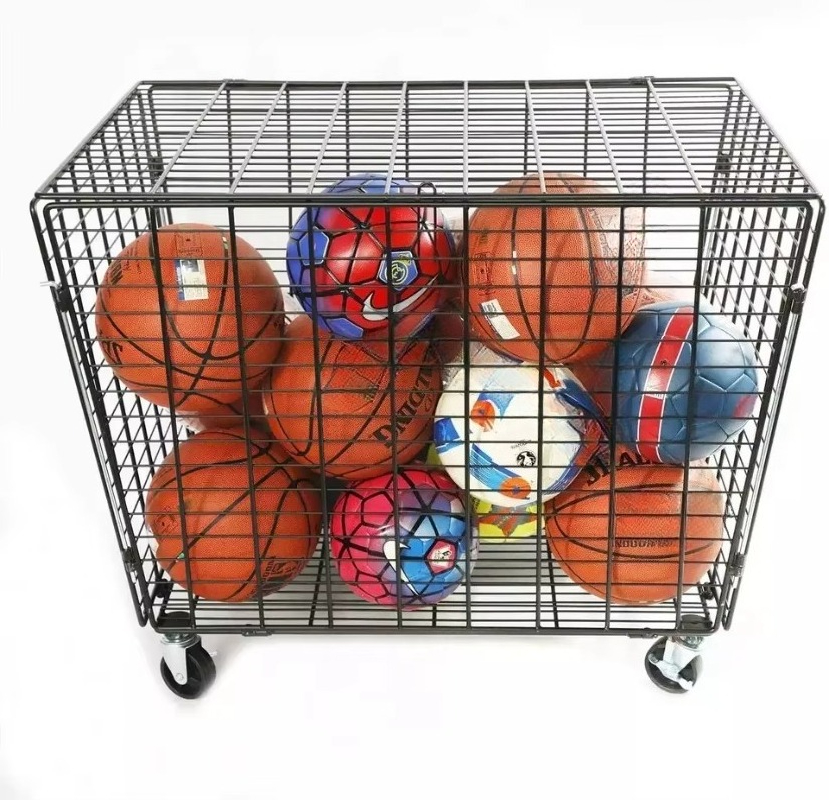 Library Ball Storage Rolling S - Sports Equipment Locker ulasan dan harga