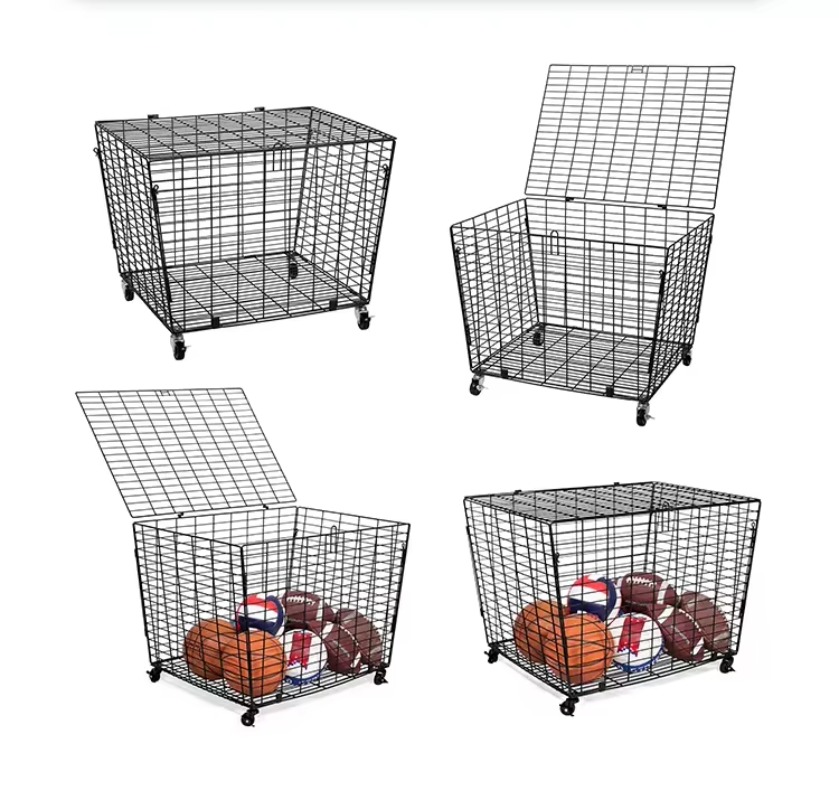 Library Ball Storage Rolling S - Sports Equipment Locker ulasan dan harga