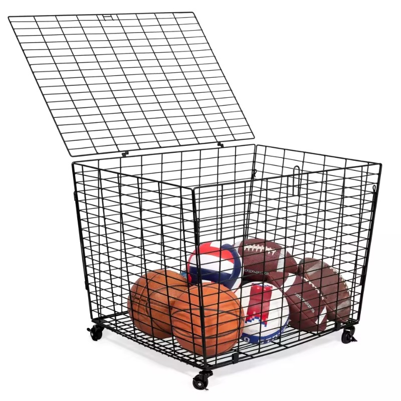 Library Ball Storage Rolling S - Sports Equipment Locker ulasan dan harga