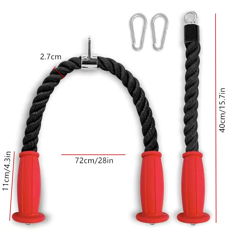 Ergonomic Tricep Ropes Non-Sli - Sports Equipment At Home ulasan dan harga