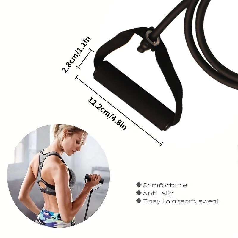 Resistance Bands With Handles, - Sports Equipment At Home ulasan dan harga