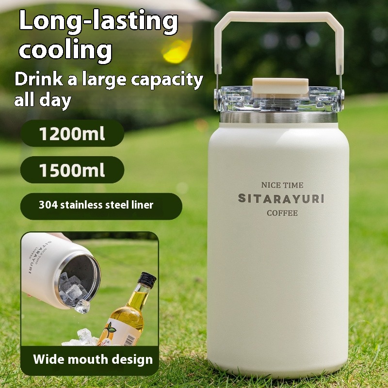 JUSTINLAU 1PC 1200/1500ML Larg - Sports Equipment Types ulasan dan harga