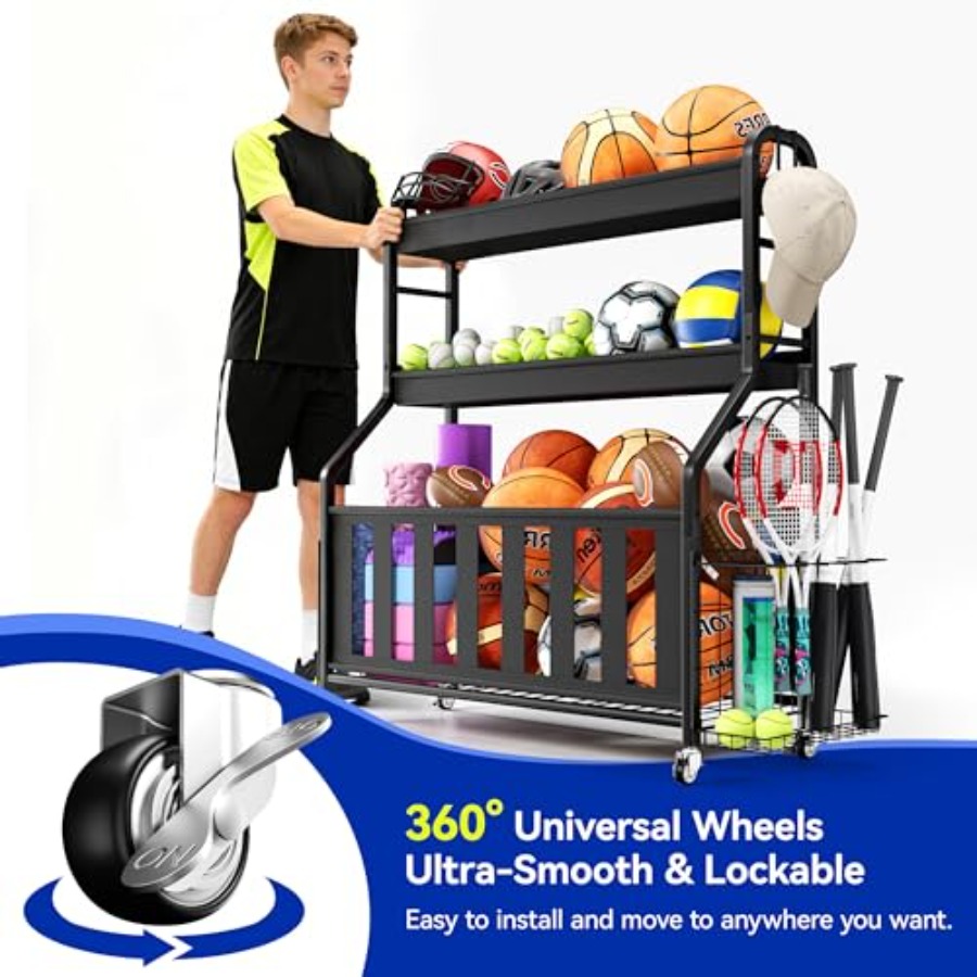 Sports Equipment Organizer Rol - Sports Equipment Locker ulasan dan harga