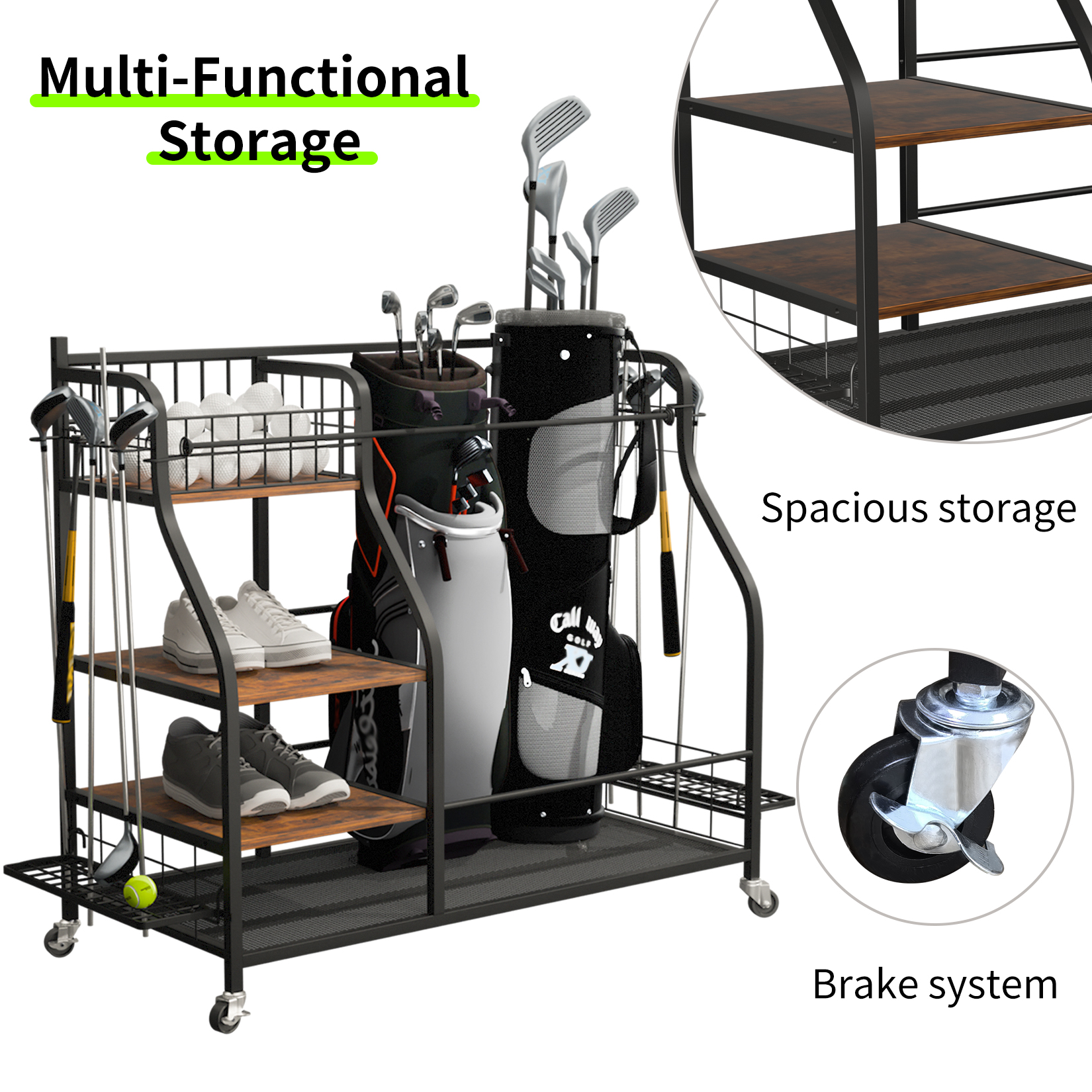 Multifunctional Rolling Golf B - Sports Equipment Types ulasan dan harga