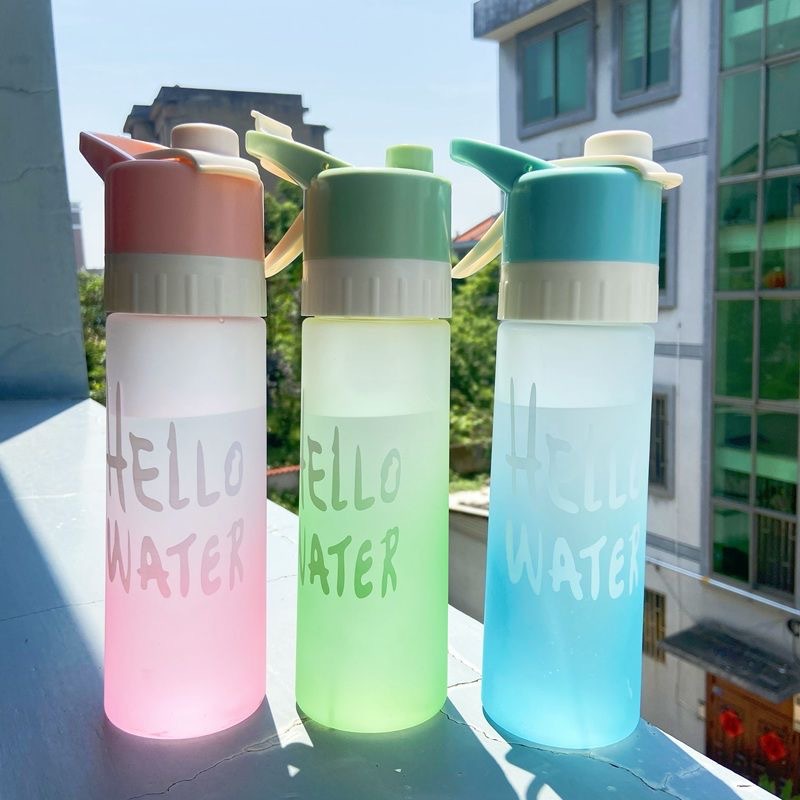 650ML BPA Free Mist Spray Wate - Sports Equipment Types ulasan dan harga