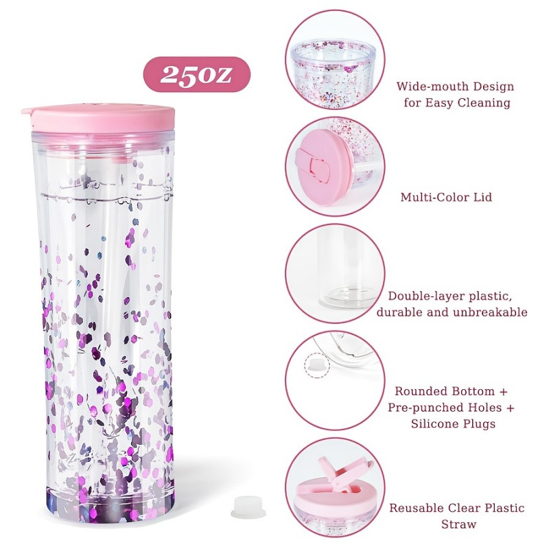 20oz Reusable Double Layer Pla - Sports Equipment Types ulasan dan harga